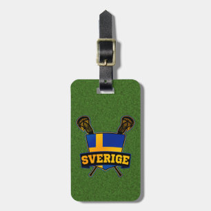 Swedish Lacrosse Luggage Tag Template