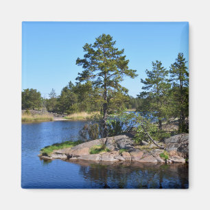 Swedish landskap magnet
