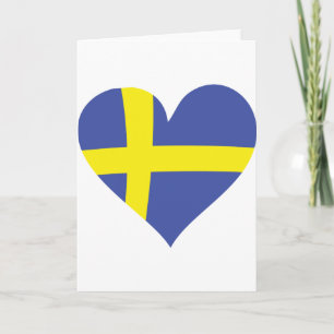 swedish love heart card