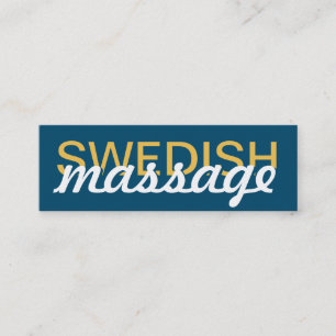 swedish massage punch card