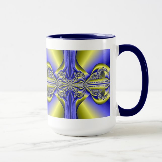 Swedish Modern Fractal Mug (Right)