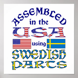 Swedish Parts Poster