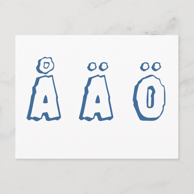 Swedish Postcard (Front)