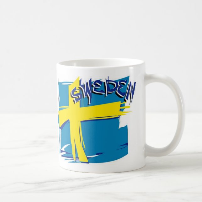 Swedish SFX Flag Coffee Mug (Right)