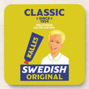 Swedish smörgåskaviar Fish Kaviar Coaster