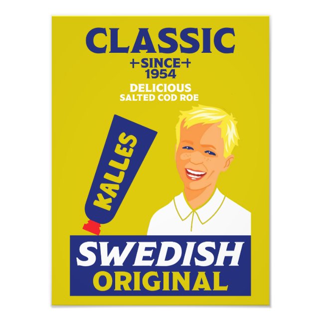 Swedish smörgåskaviar Fish Kaviar Photo Print (Front)