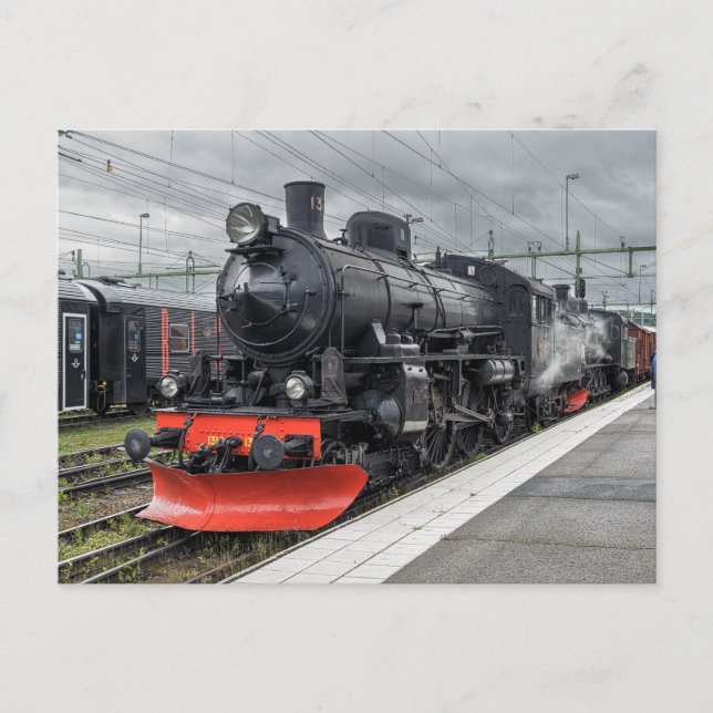 Swedish steam locomotive 1316 postcard (Front)