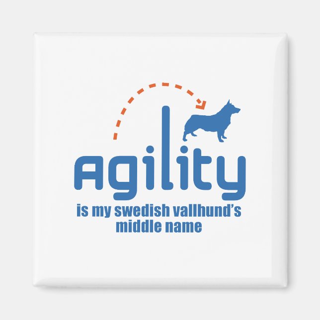 Swedish Vallhund Magnet (Front)