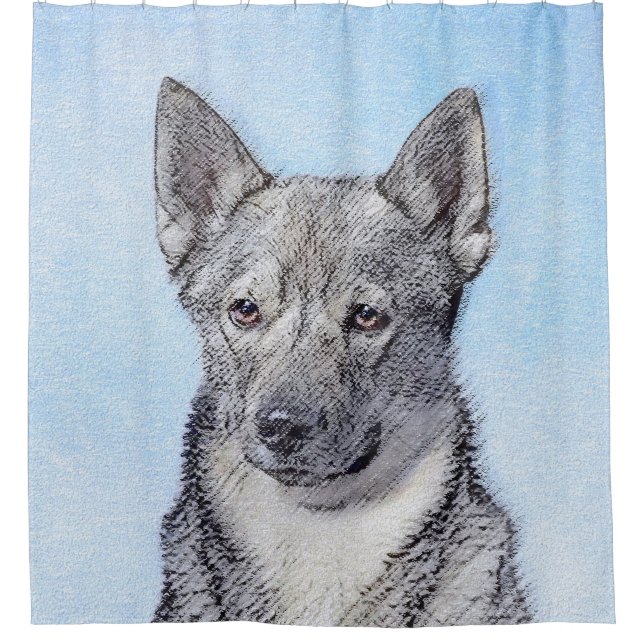 Swedish Vallhund Painting - Cute Original Dog Art (Front)