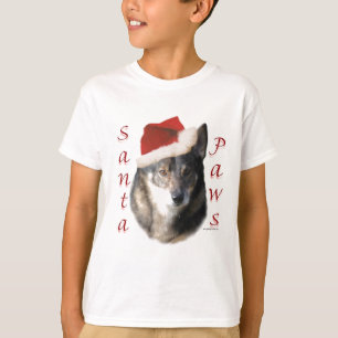 Swedish Vallhund Santa Paws T-Shirt