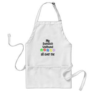 Swedish Vallhund Walks Design Standard Apron