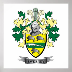 Sweeney Coat of Arms Poster