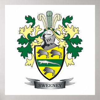 Sweeney Coat of Arms Poster