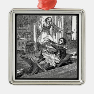 Sweeney Todd-Barbers Chair-Penny Dreadful Metal Ornament