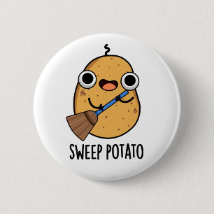 Sweep Potato Funny Sweet Potato Pun 2 Inch Round Button