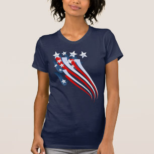 Sweeping American Flag T-Shirt