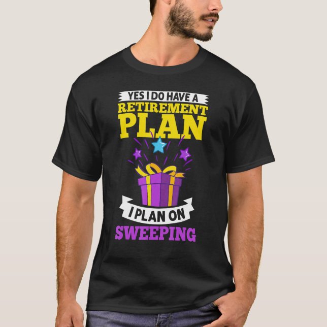 Sweepstake Freebie Contest Winner Sweeping T-Shirt (Front)