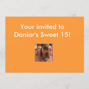 Sweet 15-16 invitations