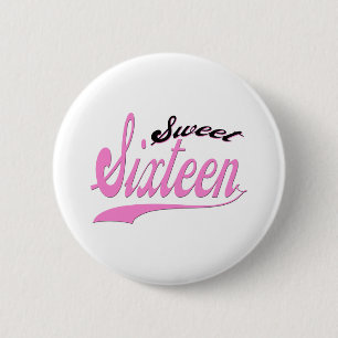 Sweet 16 2 inch round button
