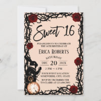 Sweet 16 Alice in Wonderland Blush Pink Birthday