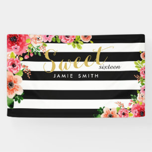 Sweet 16 birthday banner