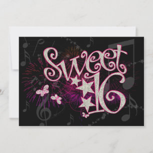 Sweet 16 Birthday Invitation