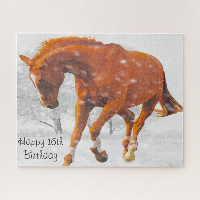 Sweet 16 Birthday. Jigsaw Puzzle (Horizontal)