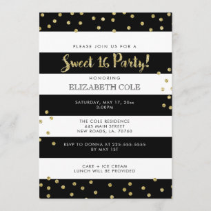 Sweet 16 Birthday Party Invitations