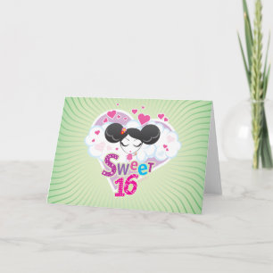 Sweet 16 Birthday Postcard