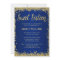 Sweet 16 Blue Gold Glitter Birthday