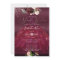 Sweet 16 Blush Burgundy Watercolor Flowers
