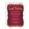 Sweet 16 Burgundy Gold Glitter Birthday Invitation