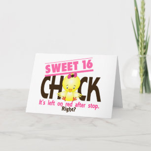Sweet 16 Chick 2 Card