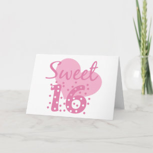 Sweet 16 Confetti Card