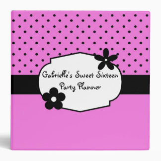 Sweet 16 Custom Birthday Party Planner Binder
