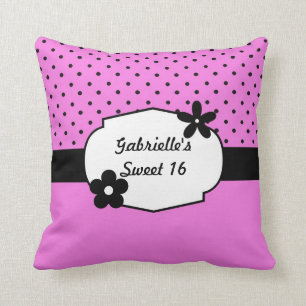 Sweet 16 Custom Birthday Pillow