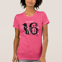 Sweet 16 Custom Name Birthday Gift Grunge Text V01
