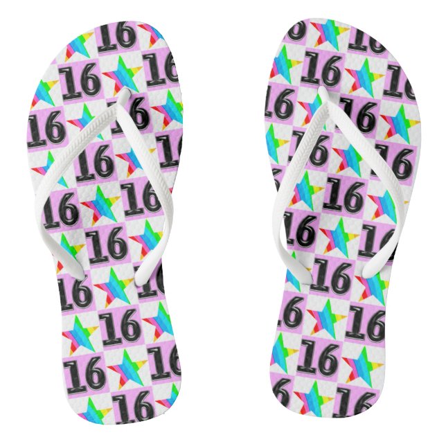 SWEET 16 FLIP FLOPS (Footbed)
