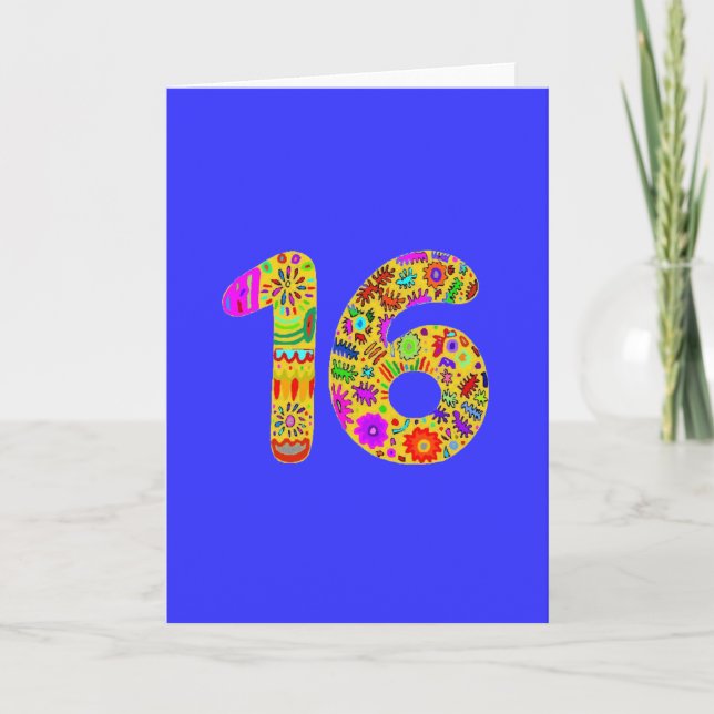 Sweet 16 invitation (Front)