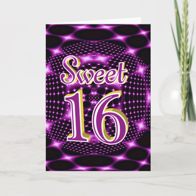 Sweet 16 invitation (Front)
