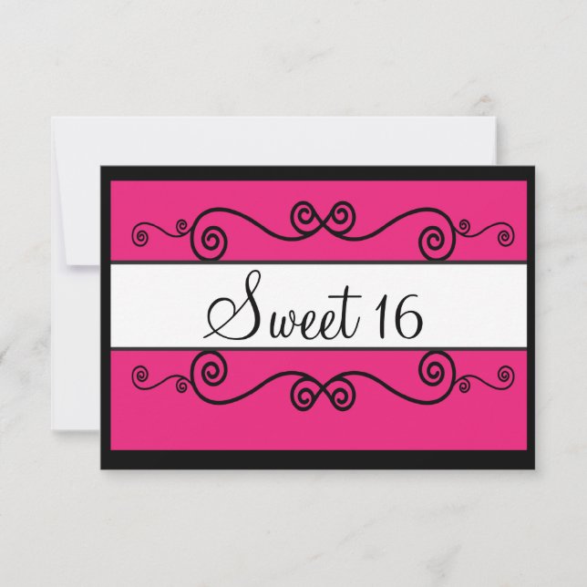 Sweet 16 Invitation (Front)