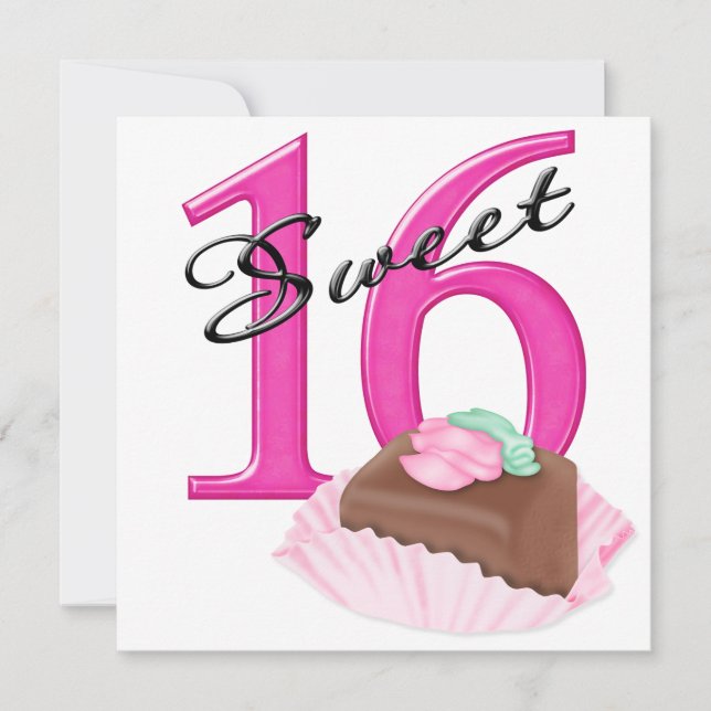 Sweet 16 invitation (Front)