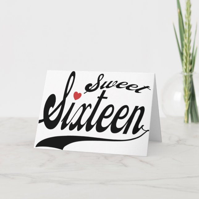 Sweet 16 invitation (Front)