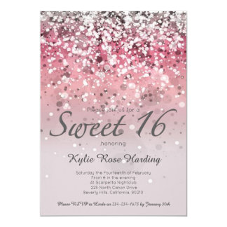 Sweet 16 Invitation Cards 10