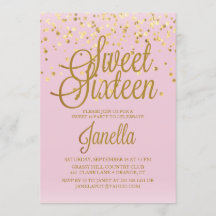 Sweet 16 Invitations