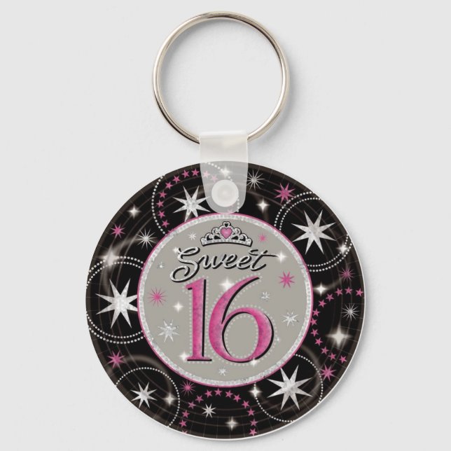 Sweet 16 Keychain (Front)
