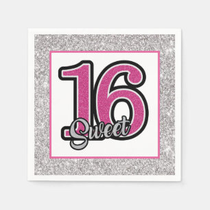 Sweet 16 napkin