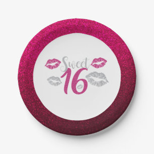 Sweet 16 paper plate