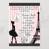 Sweet 16 Paris Passport Pink & Black