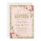 Sweet 16 Party - Blush Pink Gold Glitters Floral